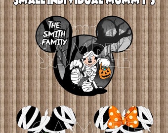 Disney Cruise Line Halloween Mickey mouse Mummy Porthole Stateroom Door Magnet Buy 3 small heads get 1 free!!!
