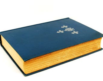 Vintage 1933 Marie Antoinette Book Portrait of an Average Woman French Biography Antique Blue Books Biography Literature