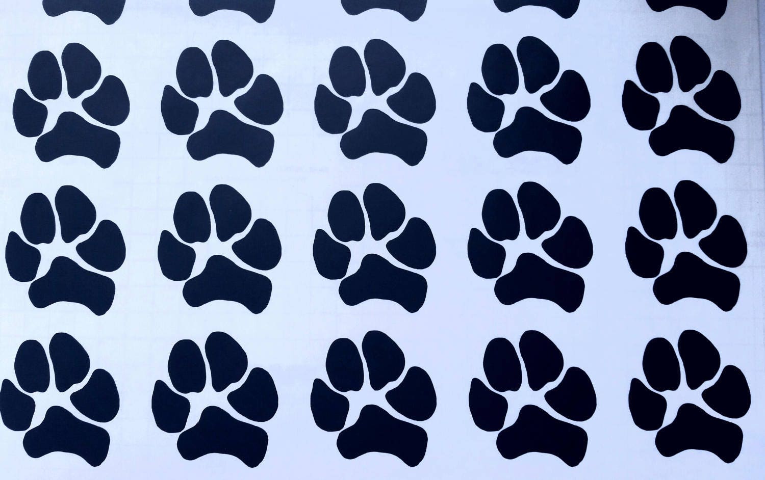 Paw Print Indoor Vinyl Decals Vinyl Decal Paw Print Decal