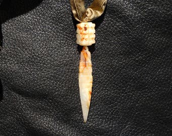 Han Hetian Jade Pendant Necklace