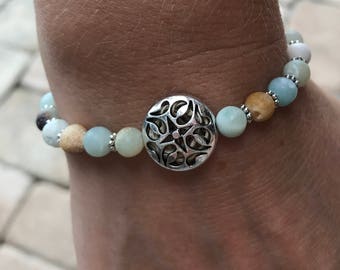 Essential Oil Bracelet in Amazonite