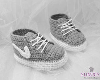 Crochet baby Sneakers crochet baby shoes crochet baby