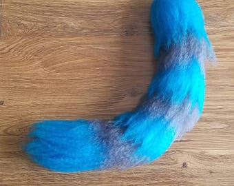 Cheshire cat tail Tim Burton movie live action blue gray cheshire cat tail