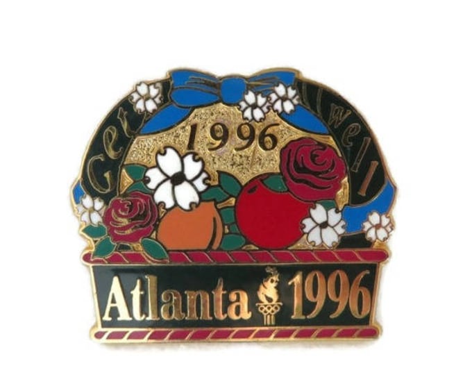 Atlanta Olympics Tie Tac, Souvenir 1996 Olympic Lapel Pin