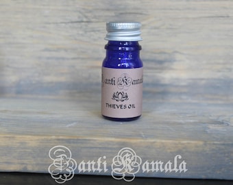 Thieves oil/aromatherapy oil/natural oils/healing oils/essential oils/relaxation oil/gift for him/gift for her