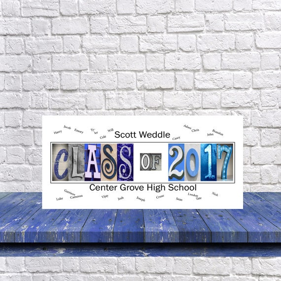 Class of 2018 Signature Print Senior Class Print 2018