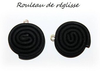 X 1 roll of black polymer clay licorice