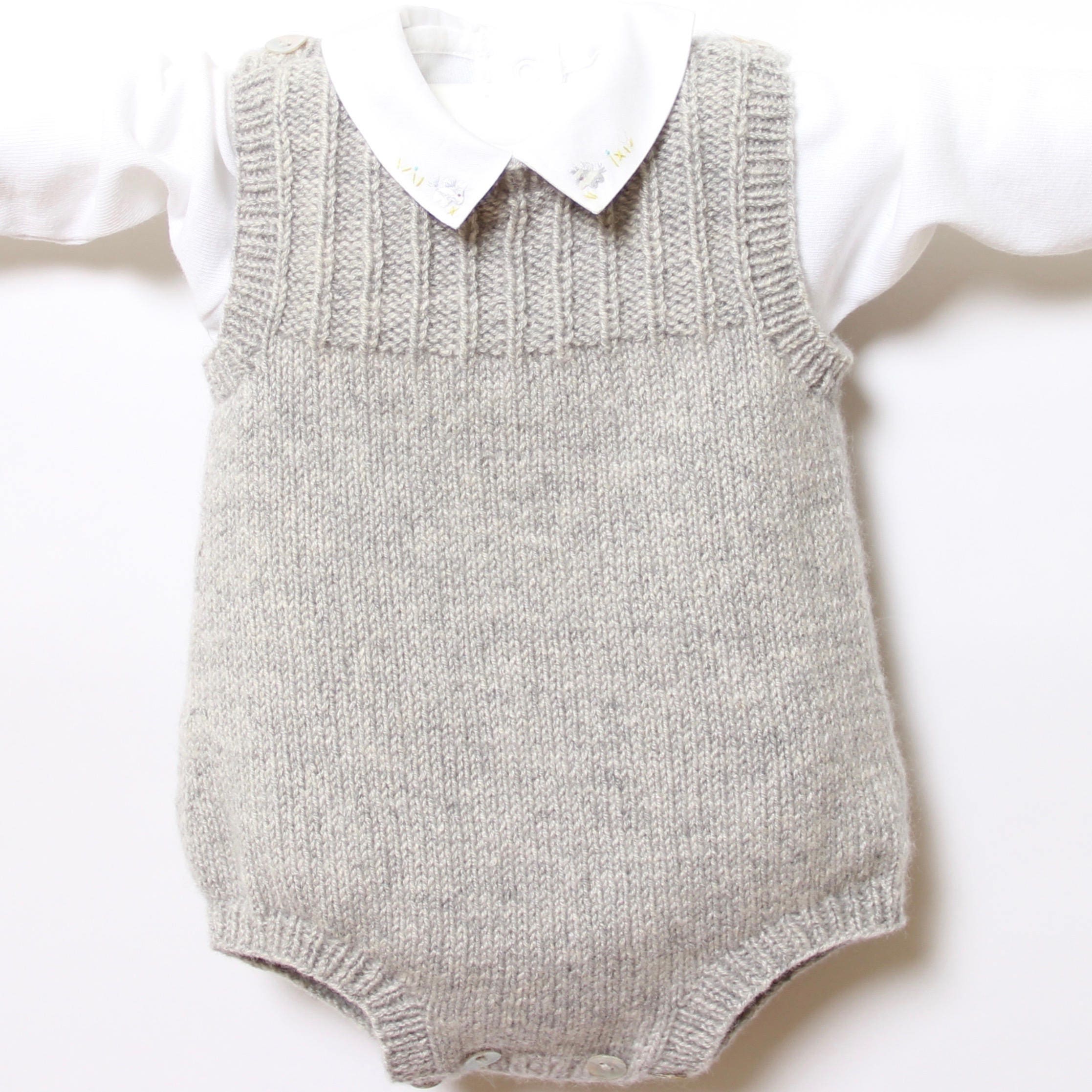 41 / Baby Romper / Knitting Pattern Instructions in English / 4 Sizes