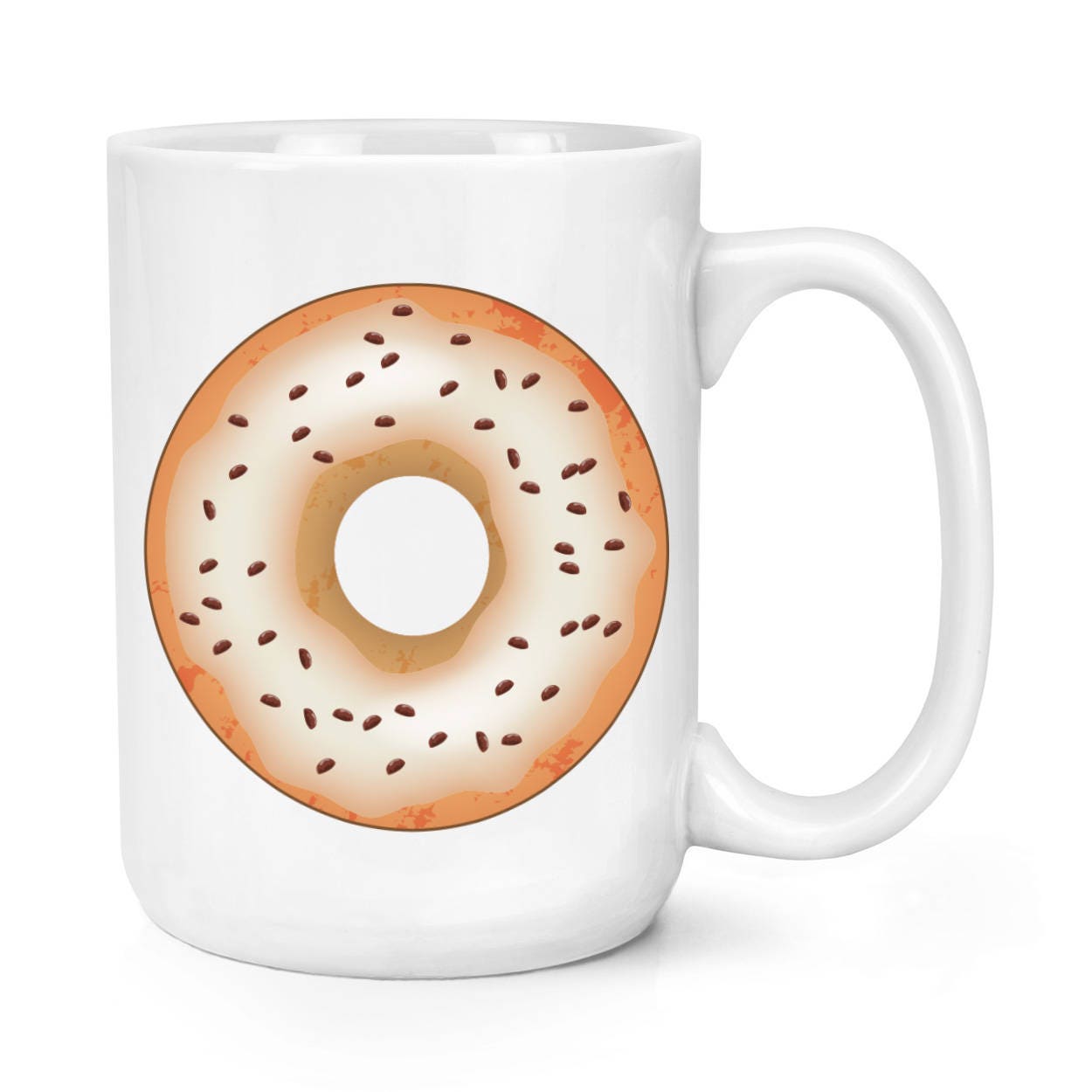 Coffee Glazed Doughnut Donut 15oz Mighty Mug Cup