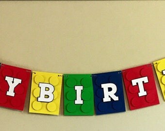 Lego Birthday Banner