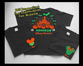 Disney Halloween Shirts, Disney World Halloween Shirts, Disneyland Halloween Shirts, Halloween Family Disney Shirts