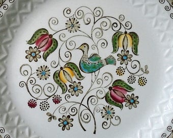English Partridge Dinner Plate Ridgway Staffordshire