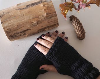 guanti lana lunghi senza dita