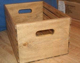 18 Wooden Crate FREE SHIPPING Wood Storage Shelving 18 Wooden Crate FREE SHIPPING Wood Storage Shelving
