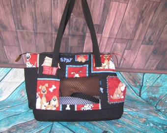 Dog Carrier PDF Sewing Pattern Tutorial Small Dog Purse