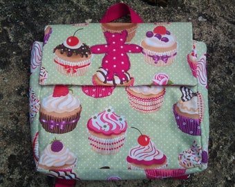 cartable maternelle cupcakes verts