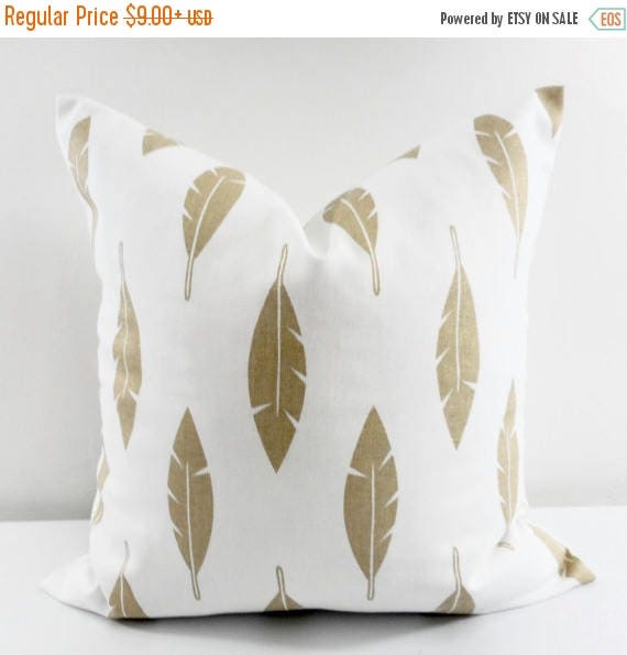SALE Gold Pillow. Athena Gold Sofa Throw Pillow cover.