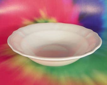 Federalist Ironstone White Round Vegetable Serving Bowl 4238 Made in Japan