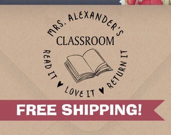 Teacher Stamps, Custom Teacher Stamp, Personalized Teacher Stamps