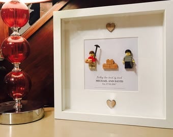 House Warming Gift - Lego Frame - personalised!