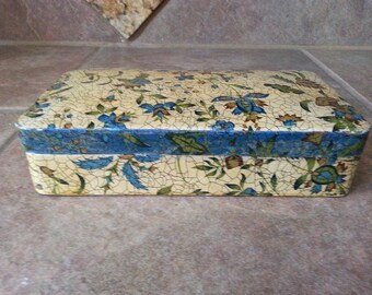 Vintage 1940s Coasters by Alfred E Knobler Japan Alcohol Proof Paper Mache' Lacquerware, 10 Square Coasters, in a Rectangular Box Nice Find
