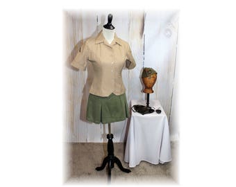 Irene Dress 801 Army Leo