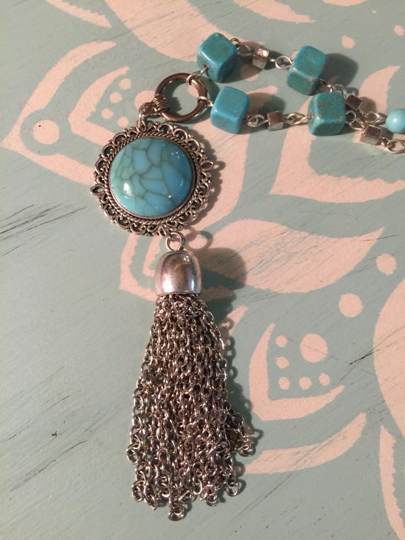 Items similar to Tassel and Turquoise on Etsy