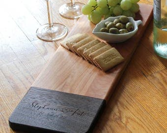 Personalized cheese Board, customized cheese board, custom cutting board, wedding gift, housewarming gifts, wedding gifts, Christmas gifts