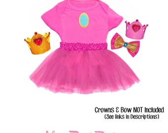 Princess Peach Inspired Tutu Set - Marios Bros - Nintendo Character