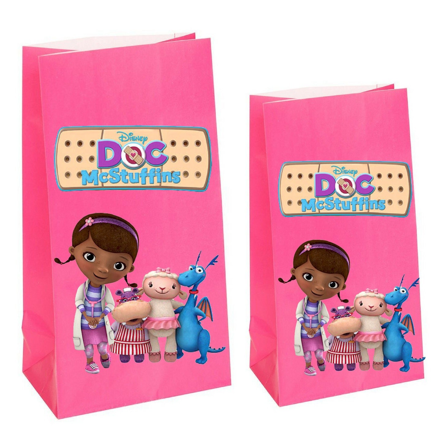 Doc mcstuffins Party gift Favor Bags Doc mcstuffins Birthday