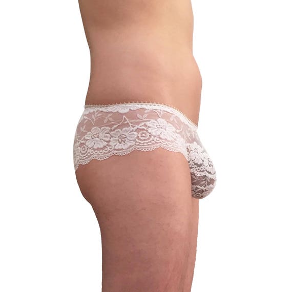 Lace Panties For Men In Gorgeous White Lace