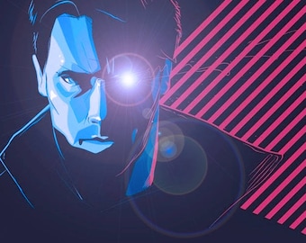 The Terminator A4 fine art print ideal for framing