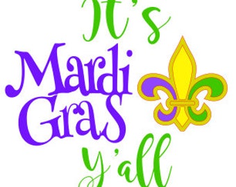 its mardi gras yall svg