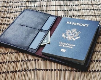 Horween Leather Passport Cover / Passport Wallet / Travel Wallet