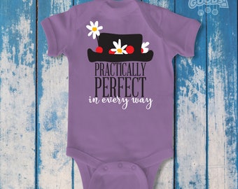 Practically Perfect in Every Way | Infant Bodysuit | Disney-Inspired | Mary Poppins