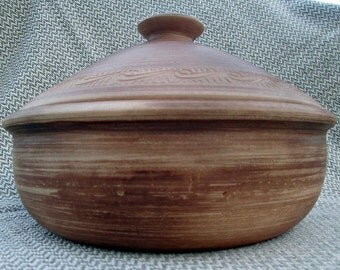 Baking Dish clay pan Baking Dish pan Clay baking dish baking clay pan handmade pan handmade clay pan large ceramic pot handmade ceramic pot