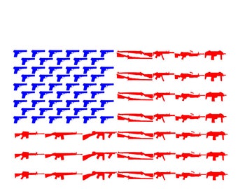 Download American flag gun | Etsy
