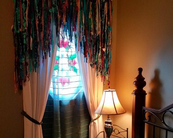 Boho Valances SOLD Boho Curtains Gypsy Valances Hippie Curtains