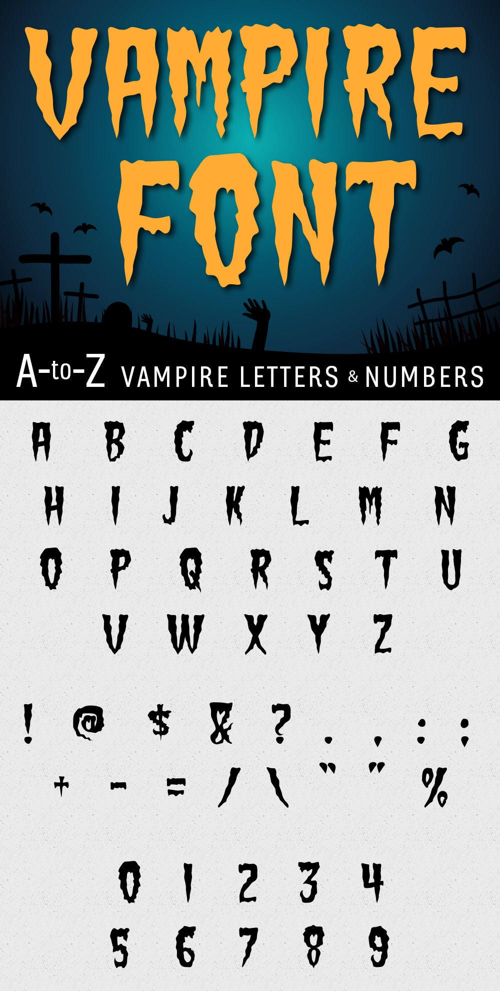 Download Vampire Font Svg Halloween Monogram Alphabet Svg Cricut Cut