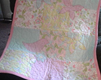Birds & Butterflies Nursery Blanket