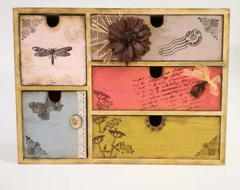 For vintage style wooden storage chest