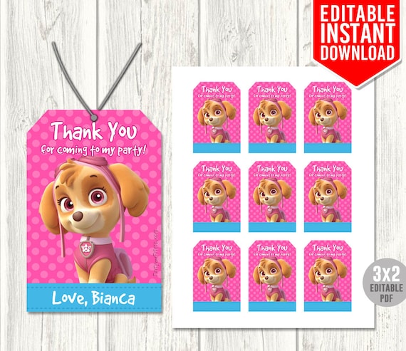 skye-thank-you-tags-skye-favor-tags-paw-patrol-skye-tags