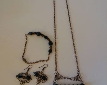 Jewelry Black and Copper