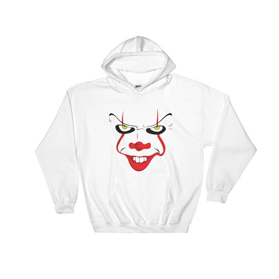 Pennywise from IT Scary Clown Face Halloween Hoodie Stephen