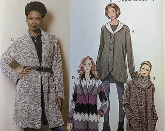 Knitting PATTERN-Big square wrap womens sleeveless jacket