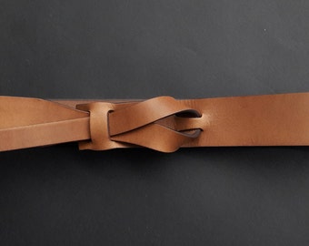Dark Camel Muse Leather Belt 1 1/2, 1 1/4 Nickel-Free / Free Shipping