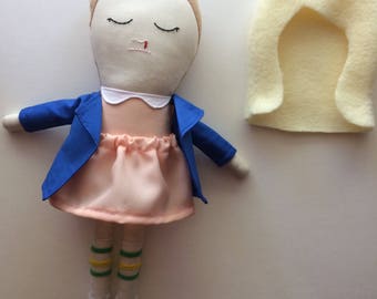 Eleven - Stranger Things - Handmade Doll