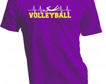 Volleyball t shirt | Etsy