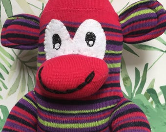 rainbow monkey plush