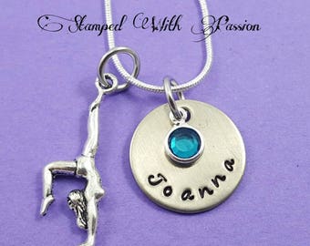 Gymnastics Gifts • Gymnastics Necklace • Gymnast Jewelry • Girl Gift • Gymnastics Jewelry • Personalized Gymnastics gift • Gift for her
